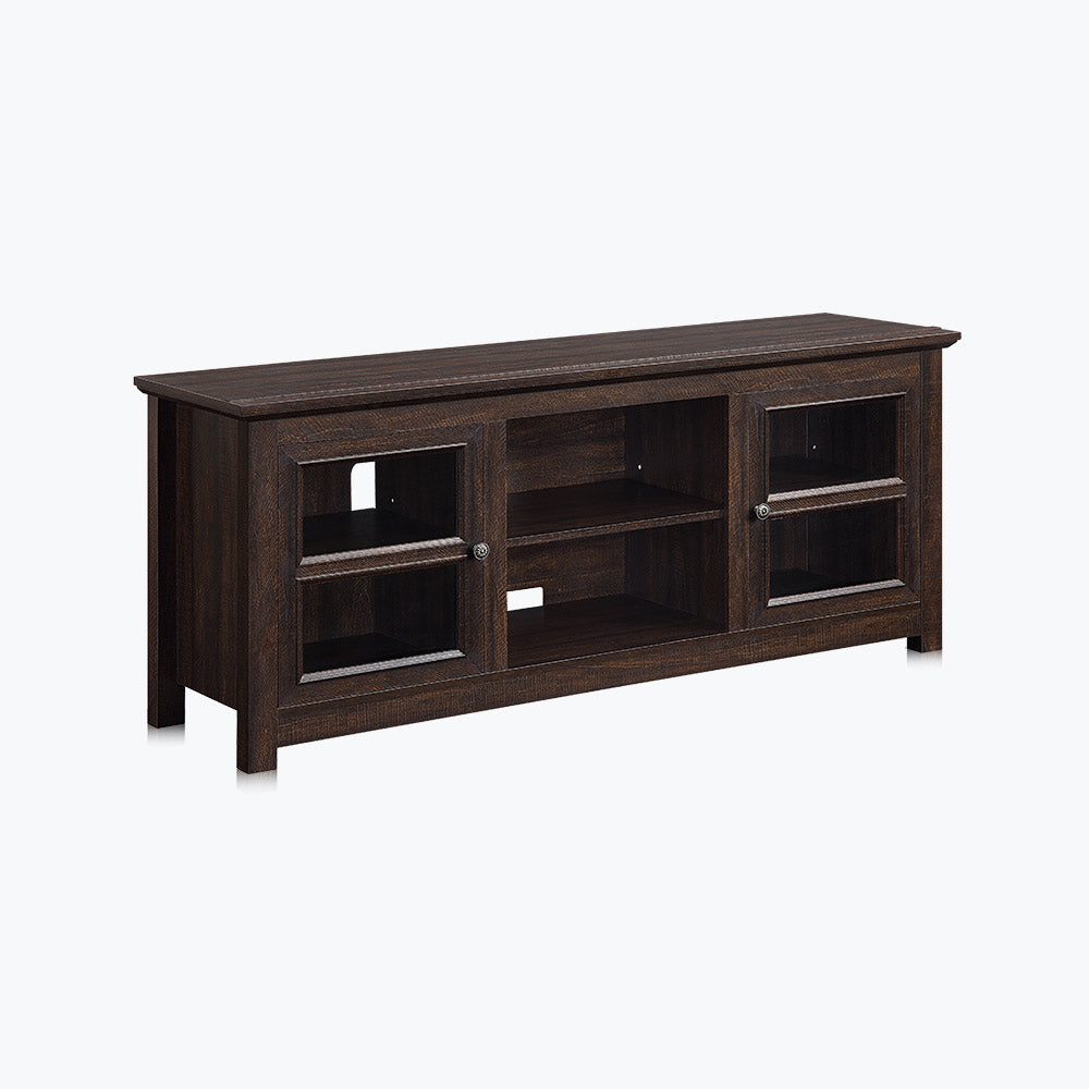 Kenton Low Profile Fireplace TV Stand for 65+ Inch TV