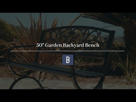 50" Garden Backyard Bench